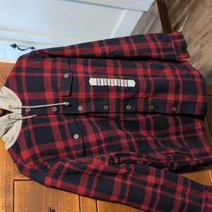 Duluth Flapjack Relaxed Fit Hooded Shirt Jac